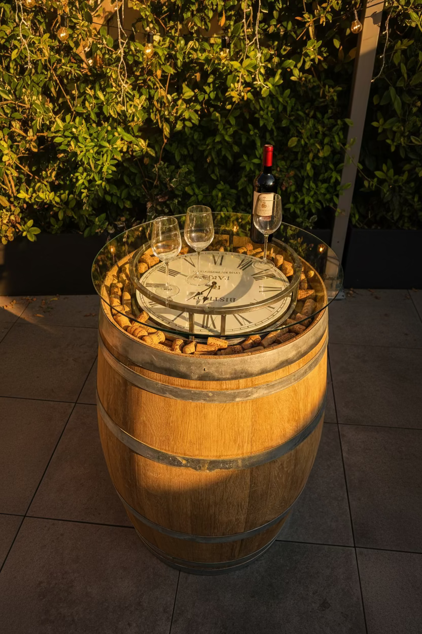 Botte / barrique "Time to wine"