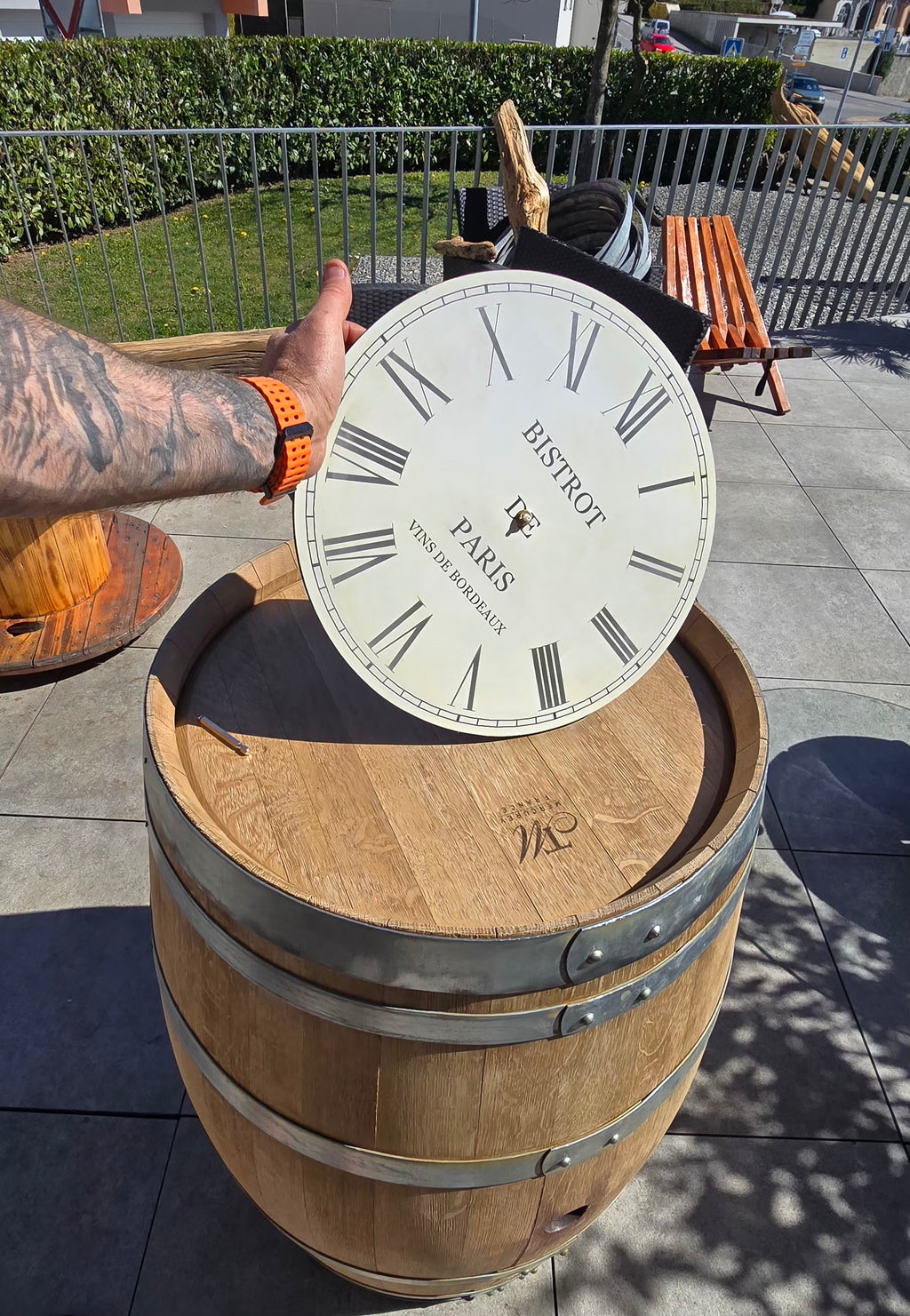 Botte / barrique "Time to wine"