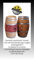 Botte da 125l e 225l rigenerata esteticamente